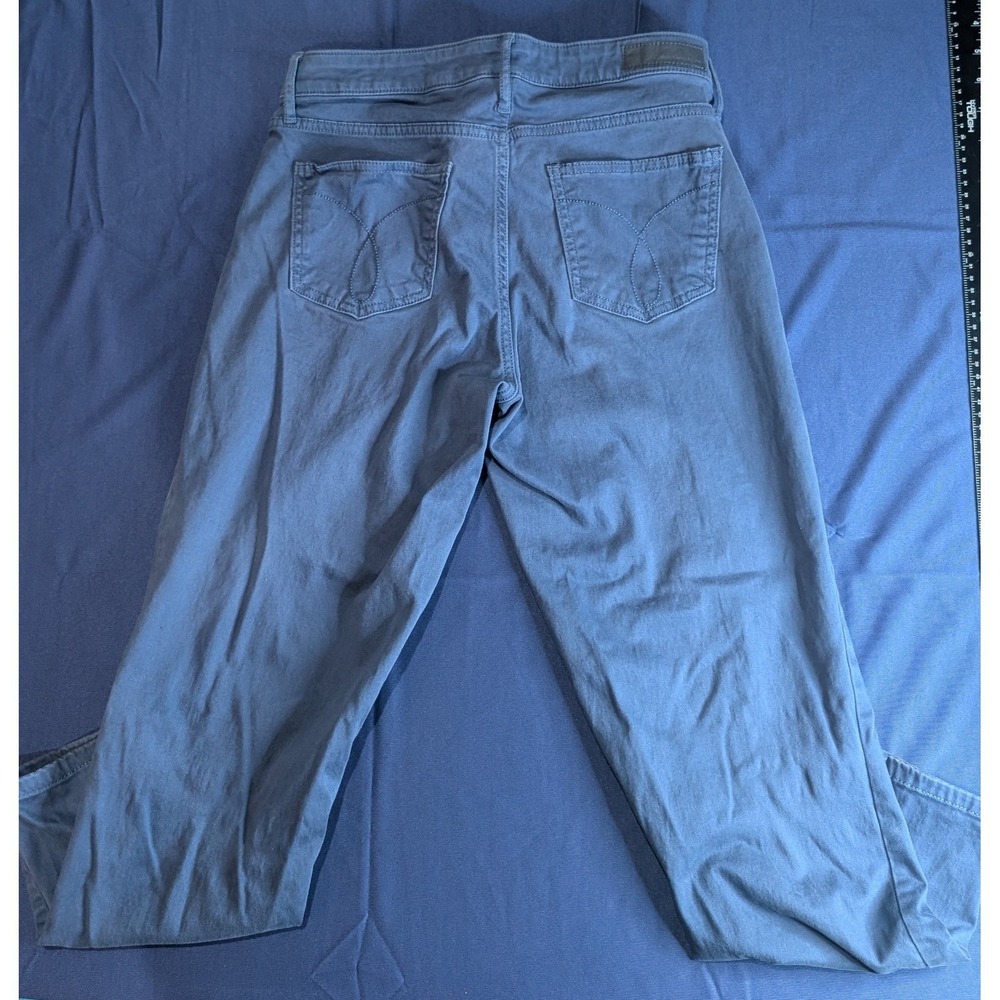 Calvin Klein Jeans Women Ankle Skinny Pants Blue‎ Size 8 - Picture 9 of 10